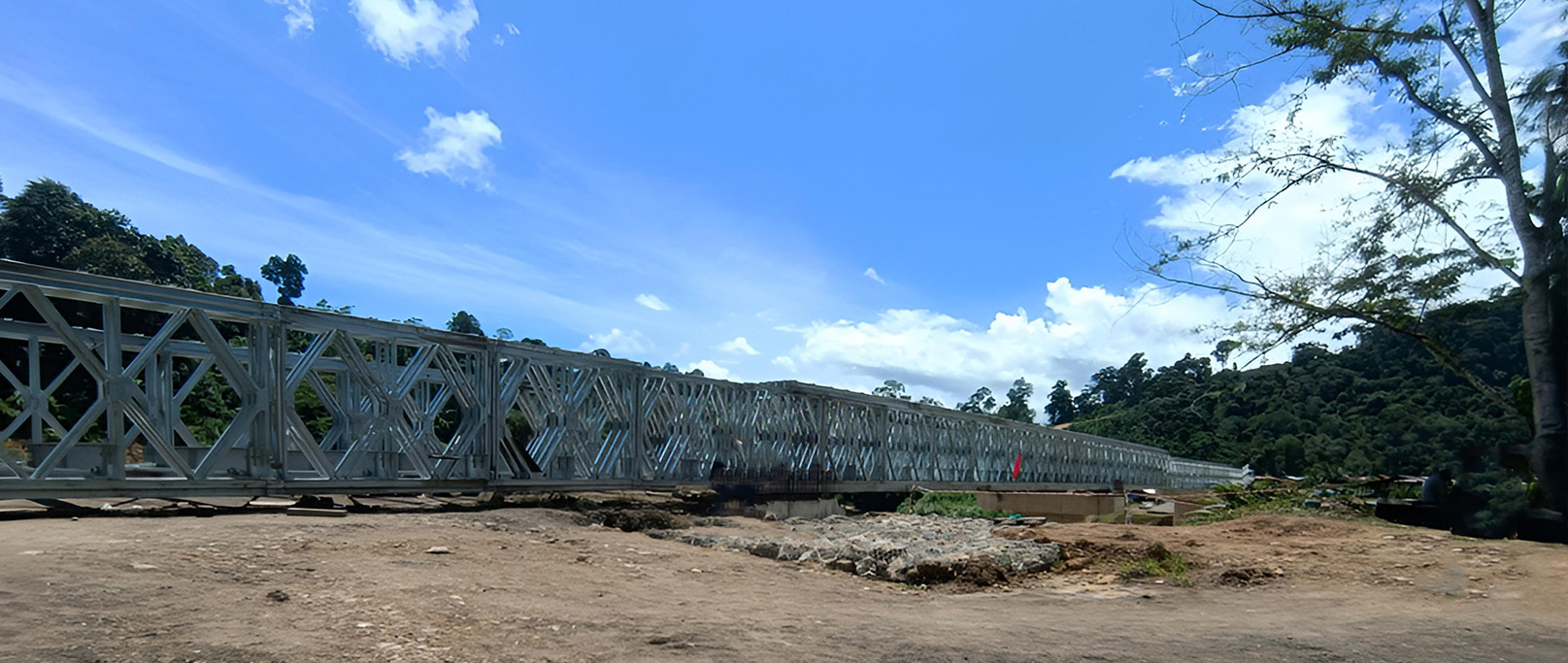 108 meter Bailey Bridge-projekt i Malaysia